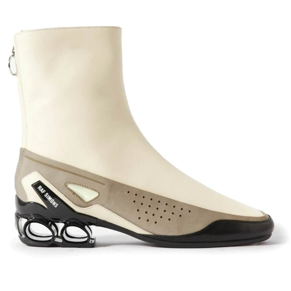 🔴NEW! RAF SIMONS Cycloid 4 Nylon Leather Color-Block